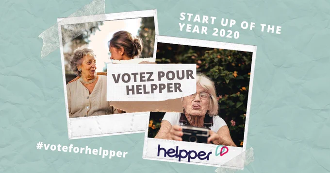 Votez pour Helpper - Start-up de l’année 2020
