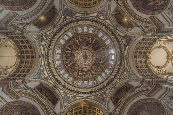 St Paul's Cathedral ceiling 