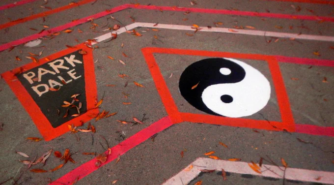 22 Lane Octagon Labyrinth

Taijitu / Yin-Yang Symbol☯️

Finished painting a third coat of black & white.

This was my final missing Labyrinth Art / Design Motif,

https://en.wikipedia.org/wiki/Taijitu#Modern_yin-yang_symbol

Happy it's done !

Budapest Park ~ Sunnyside Beach ~ Toronto

| #Labyrinths🍥#LabyrinthArt🎨