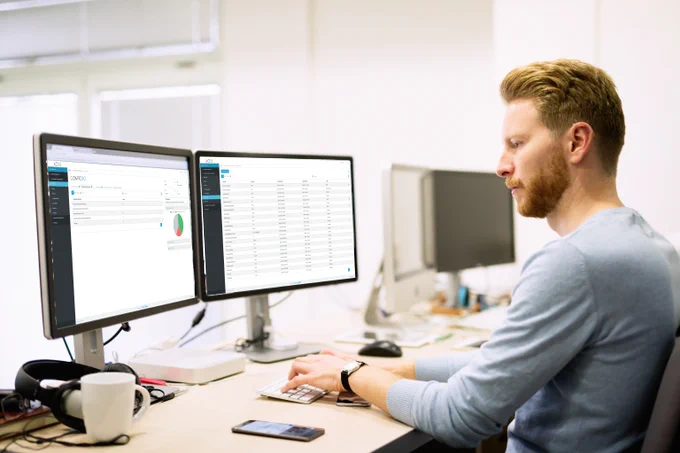 Colleague uploading DSC modules to XOSS console