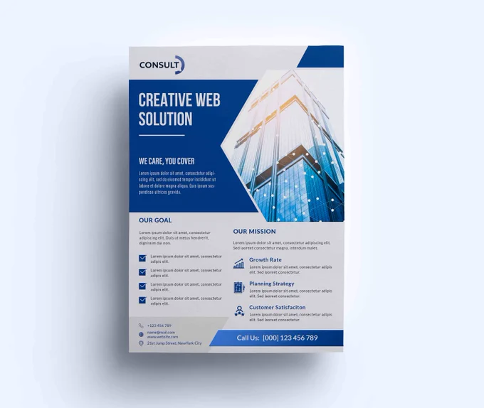 A business flyer design can help to know about your business to people. 