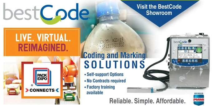 Visit the BestCode showroom at PackExpo Connects. Learn how you can self-support with BestCode products and eliminate paying for service contracts.