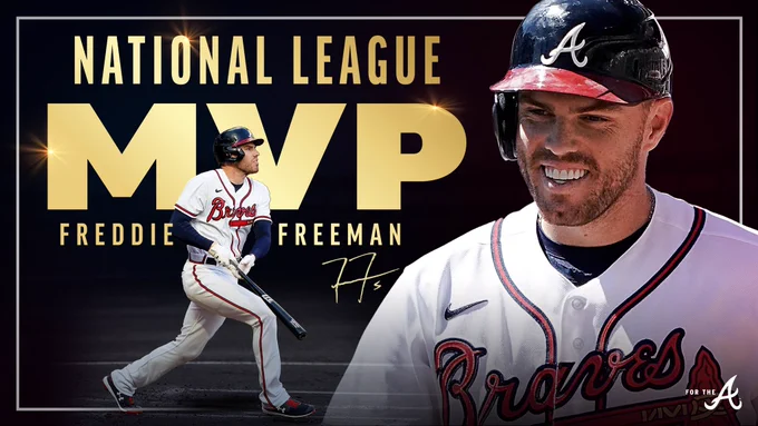 National League MVP: Freddie Freeman