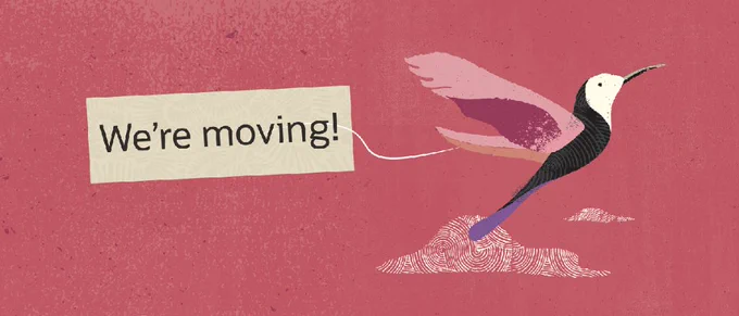 We're moving!