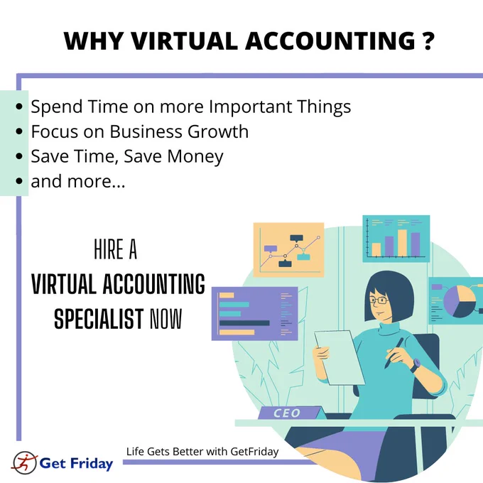 As a #smallbusinessowner or a #startup, you are required to juggle a lot of tasks, all at the same time to keep your business up and running.
Here is where, #virtualaccounting and #businesssupportservices can help you manage it at an affordable price while allowing you to focus on the key things, important for #businessgrowth.
GetFriday Ace offers a comprehensive list of services that help small businesses to make their #accounting cycle more efficient and develop better baseline financial processes.
Offerings:
1) #AccountsPayable
2) #AccountsReceivable
3) Reports and Analysis
4) #Quickbooks, Xero expertise

More Details: https://www.getfridayace.com/services/bookkeeping-services

Hire Now: Feel free to call us. We are available 24/7 for your support
UK : 44-808-222-8275 
US : 1-877-879-4339 
AUS : 61-871-401-005

#entrepreneur #businesstips #outsourcingservices #virtualaccounting #backofficeaccounting #virtualbookkeeping #bookkeepingservices #startups