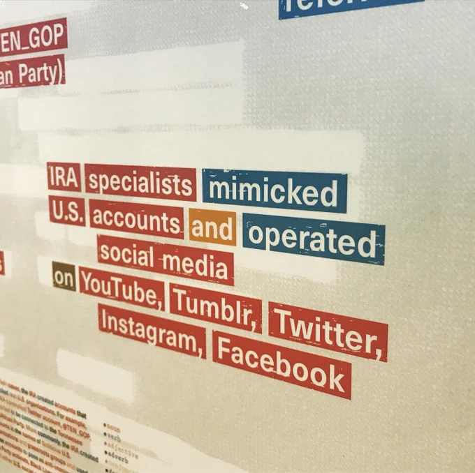Words in the Mueller Report, when rearranged, can provide a more descriptive text – this remix disrupts the narrative so that readers can experience its contents in a new way.