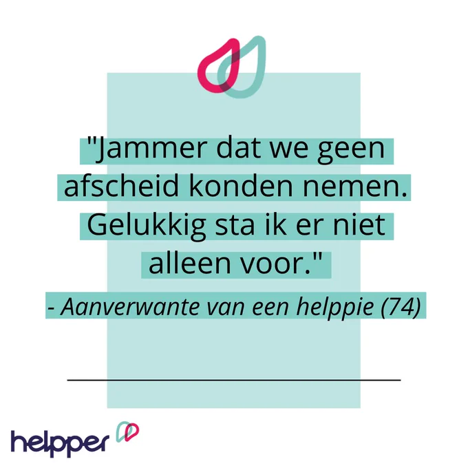 quote aanverwante van een helppie