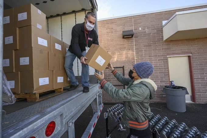 Thanks to The #SalvationArmyKrocCenter in Camden, we were able to partner together to meet the pandemic head on and deliver meals to families in need. 