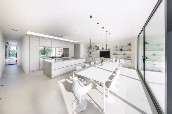 Latest @kitchenthinkUK #kitchencasestudy - @TheMyersTouch Matt Grey Kitchen for The Black House