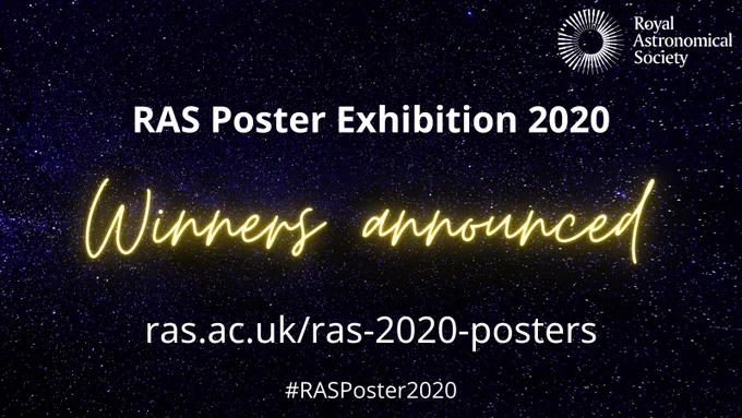 RAS Poster Exhibition Winners Announced. ras.ac.uk/ras-2020-posters