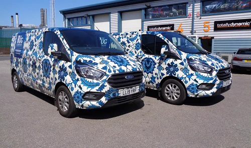 Full body vehicle wraps for small businesses and tradespeople can lead to more enquiries. Vehicles wrapped by Totally Dynamic. 
