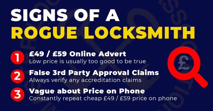 How to easily spot a rogue locksmith
