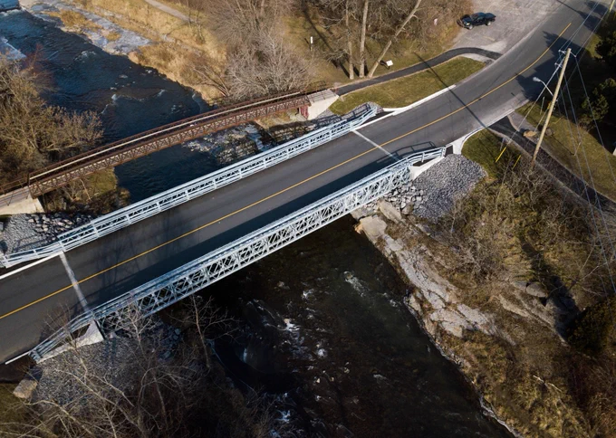 Acrow Bridge, Port Hope, Ontario, Canada 