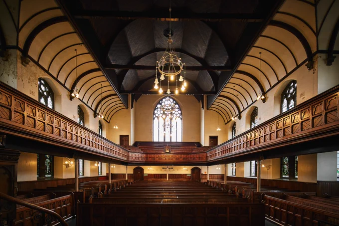 Image of the building that needs to be transformed.