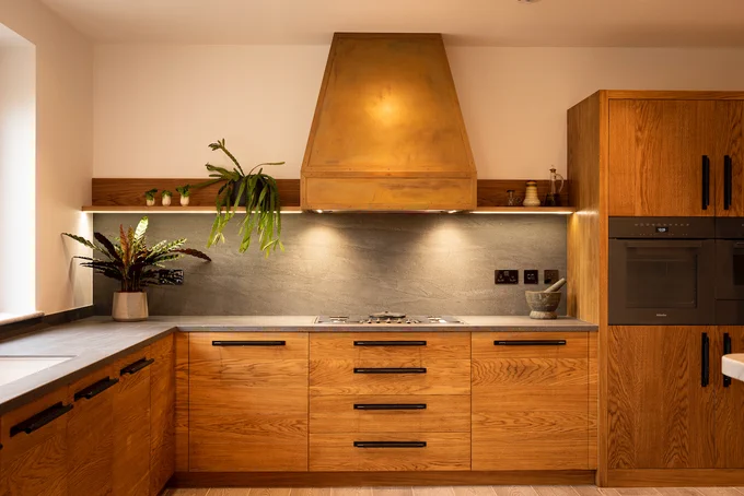 Latest @kitchenthinkUK #kitchencasestudy - Walnut and brass bespoke kitchen by @wearepapilio