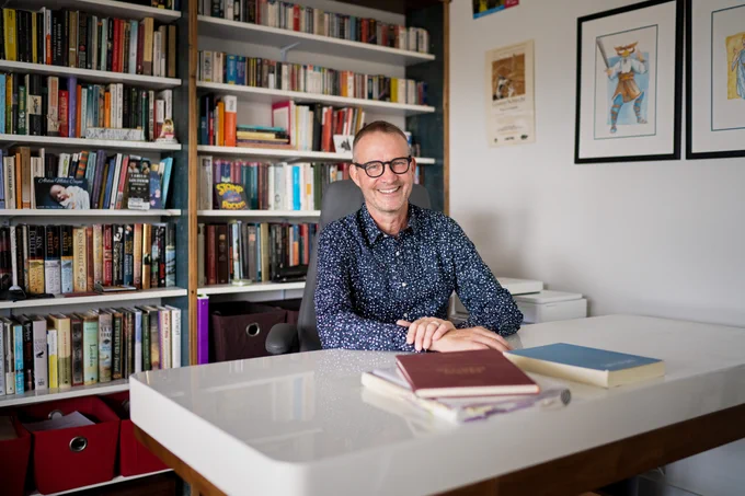Michael Cavanagh at his home in London, ON.