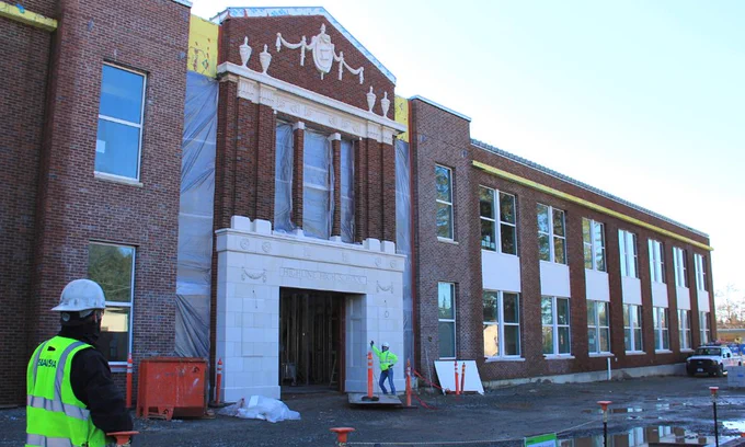North entry of HHS