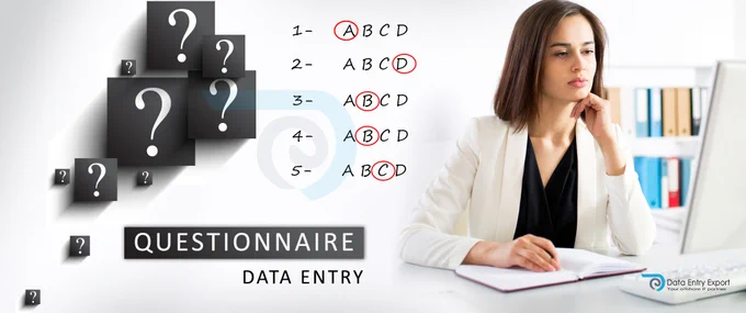 questionnaire data entry services