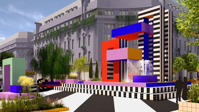 Camille Walala shares colourful vision for pedestrianised Oxford Street
