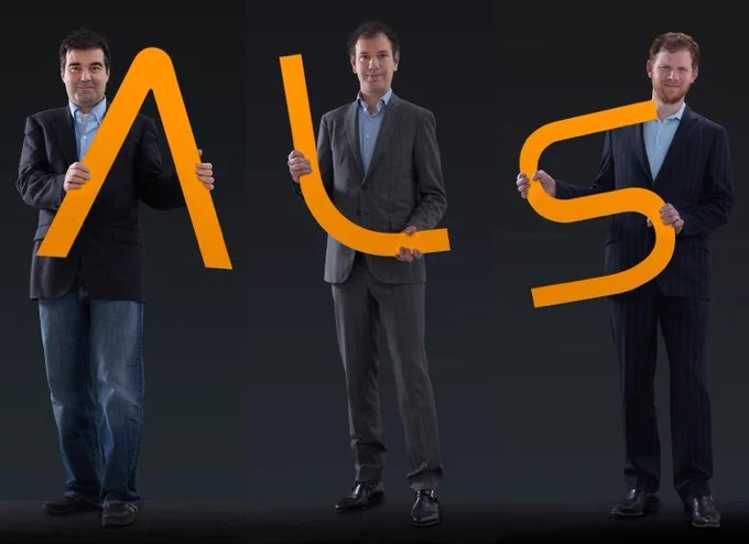 ALS patients Robbert Jan Stuit, Bernard Muller and Garmt van Soest, who founded Project MinE