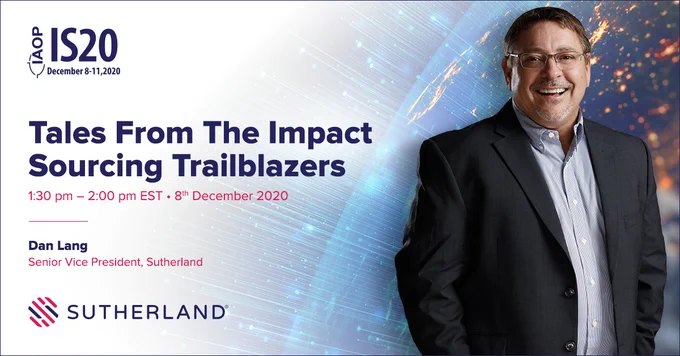 Dan Lang at IAOP IS20: Advancing Impact Sourcing & Socially Responsible Outsourcing (SRO)