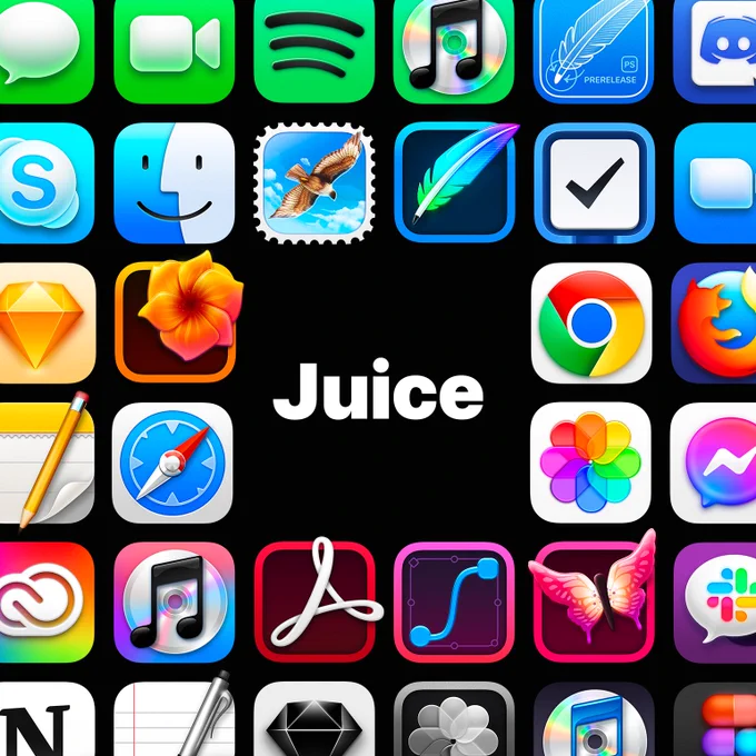 Juice icon set preview