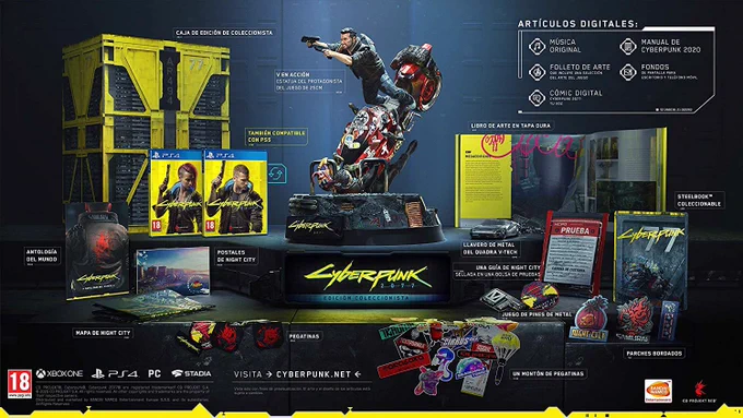 Edición coleccionista de Cyberpunk 2077