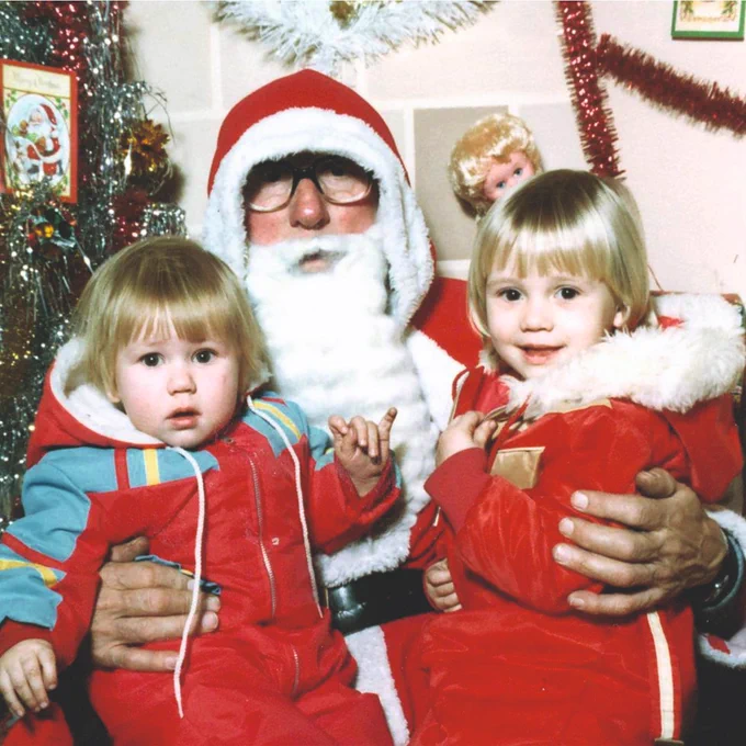 Sam & Nik with Santa 
