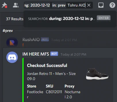 Success from Prev Plug null