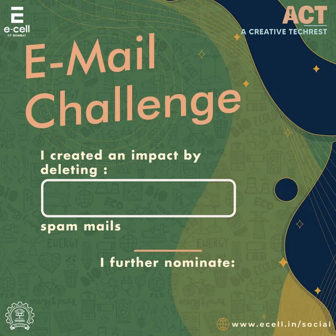Task 1 - E-mail Challenge
Delete the spam/useless emails from your inbox. Share this post on your story, mention the number of emails you deleted and don't forget to nominate your friends to keep the chain moving.