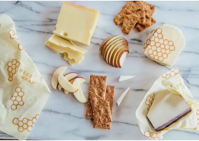 For holiday gifting with a basket of gourmet treats or your go-to wrap for that hunk of Vermont Cheddar. Everything tastes better with Bee's Wrap. Save 20% Off Until December 24th. Use code: CHEESE 