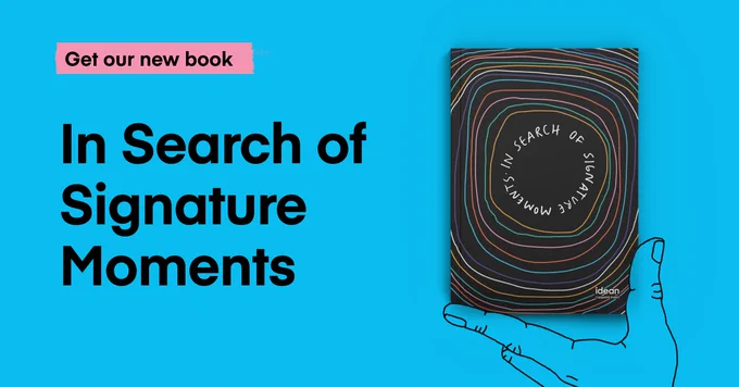 Idean's new book: In Search of Signature Moments