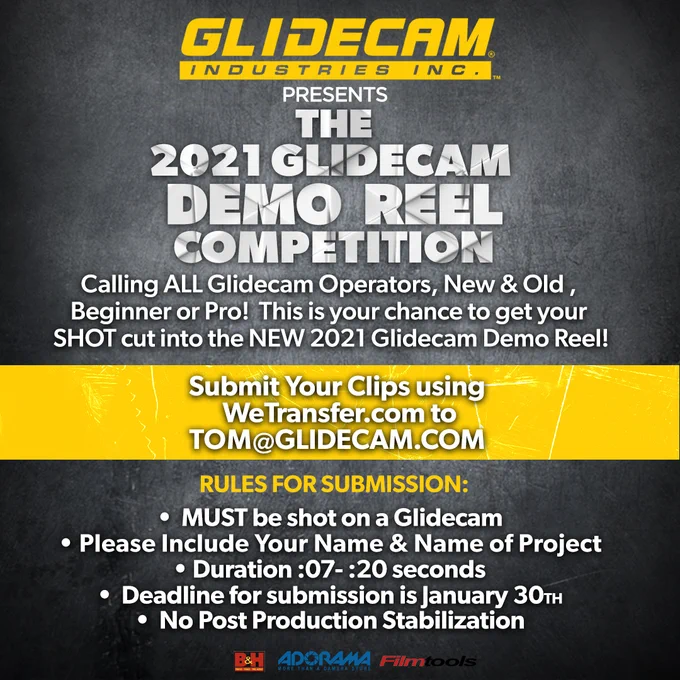 The 2021 Glidecam Demo Reel Competition
