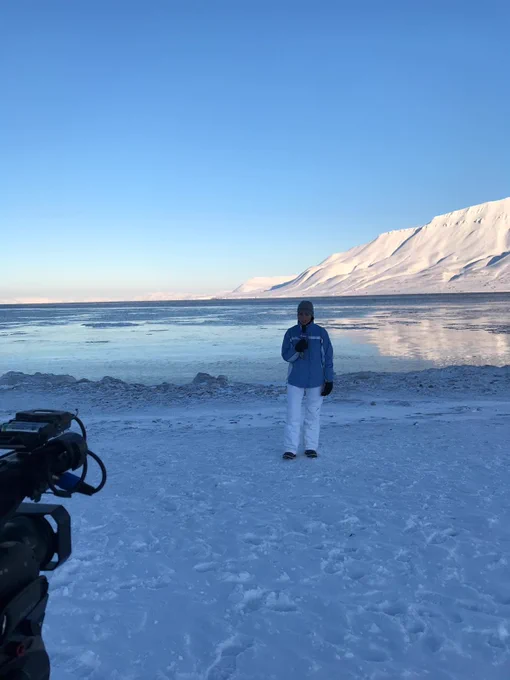 ESA WebTV filming in Svalbard