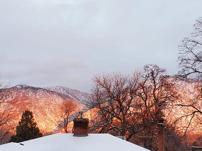 Gorgeous view of the Ben Lomond mountain