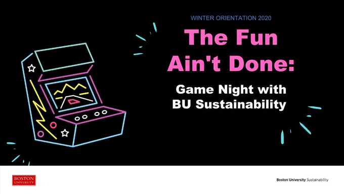 Game Night with BU Sustainability 