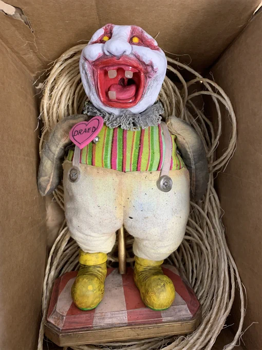 a beautiful dropsy doll, shipped with complementary twine