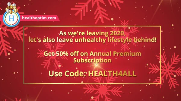 With all the bad memories, let's also leave the unhealthy lifestyle behind as we enter the new year. HealthOptim will help you in doing so. With its premium membership, you can monitor your lifestyle and take certain measures to make it healthier. 
Now get 50% off on our annual premium subscription with code HEALTH4ALL. 👉https://bit.ly/2Jn8KRt 

#healthy #newyearresolutions #newyear #selfcare #healthylifestyle #mentalwellness #stressfree