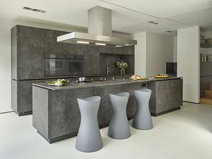 Alno Star Titanium Oxide Kitchen from Alno by @Halcyon_Int