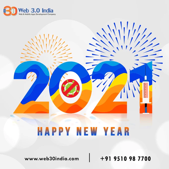Happy new year from web30india. Happy2021