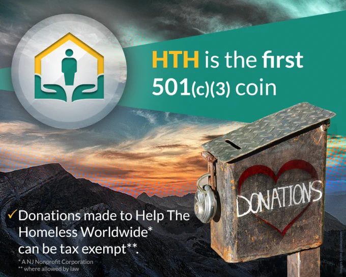 Donations to Help The Homeless Worldwide A NJ Nonprofit Corporation can be tax exempt.