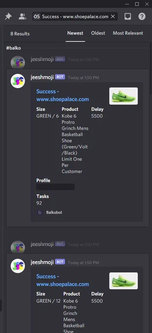 Success from Gon https://cdn.discordapp.com/attachments/646112453435981857/796155870336647198/unknown.png