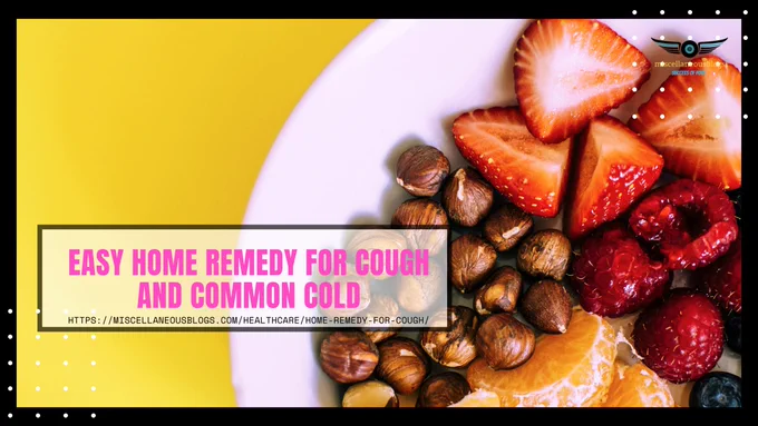 If you have a cough in critical condition or continues for more than a few weeks, it is important to seek medical advice.🙂 But if you have a common cold so you can add these easy remedies Instantly😋