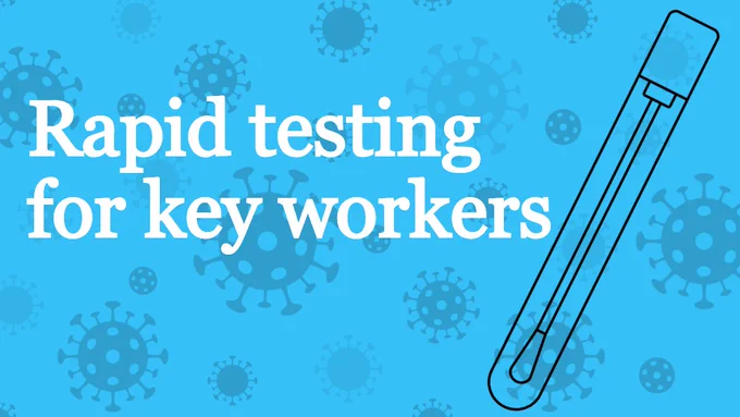 Calling all key workers - get a free rapid Covid test and help us bring numbers down in Southwark 