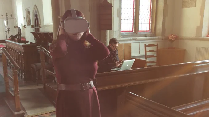 Justine Viani reviewing her performance as Floria Tosca in Relative Motion's "Tosca VR".