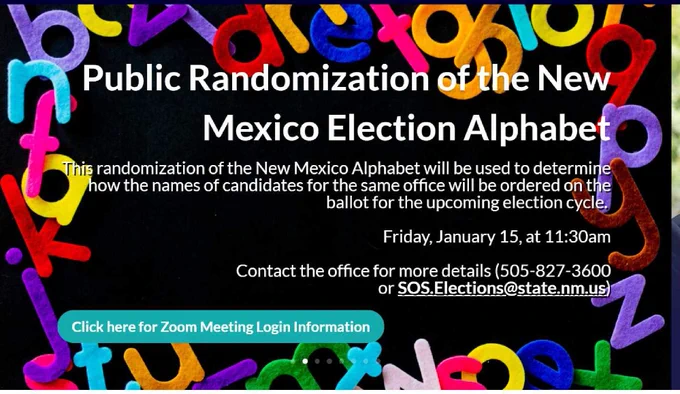Photo Courtesy of @NMSecOfState