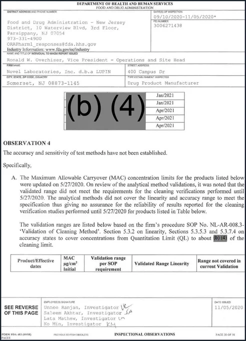 Page 20 of 483 issued to Novels Laboratories, Inc.