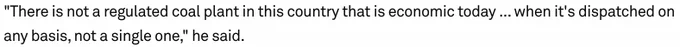 @nexteraenergy CEO on the cost of coal v. renewables