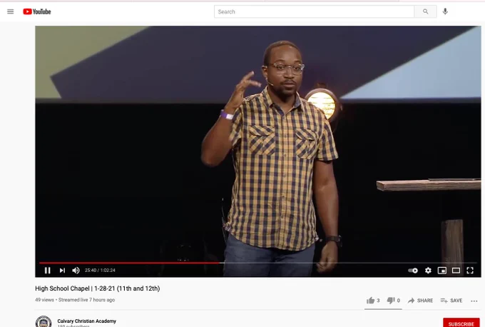 youtube video of Edvardo speaking