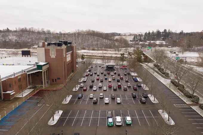 Photos of the MLK Day Silent March and Drive-In Brunch at Ohio University's Athens campus.